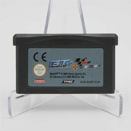 GT 3 Advance Pro Concept Racing + MotoGP Ultimate Racing Technology - GameBoy Advance spil (A Grade) (Genbrug)